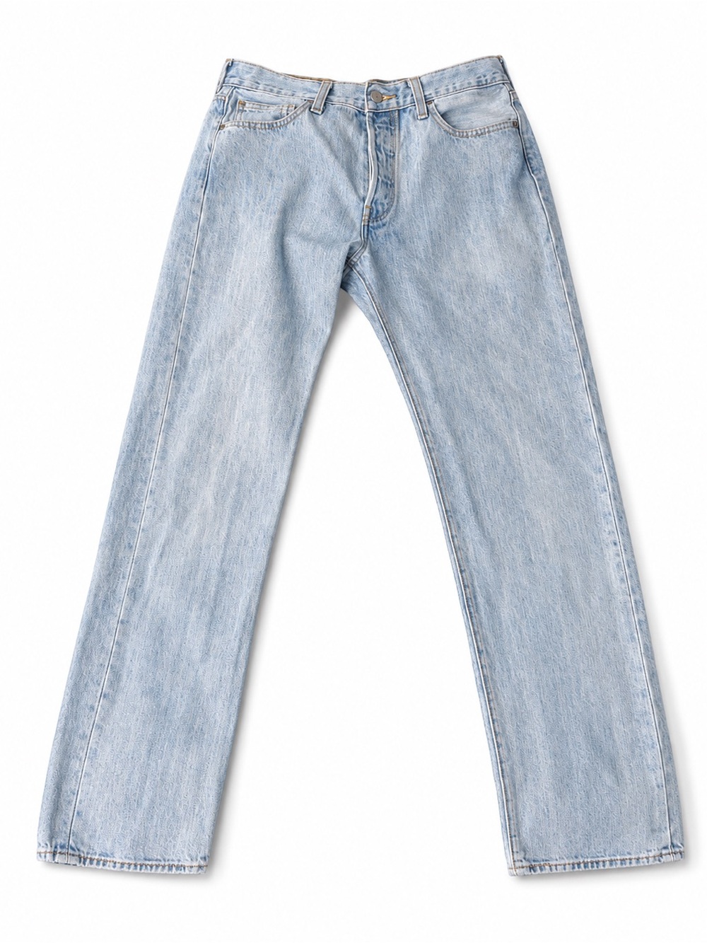 Vintage Levi’s 501 Light Wash Straight Leg Jeans W30 L32 Distressed Y2K Denim